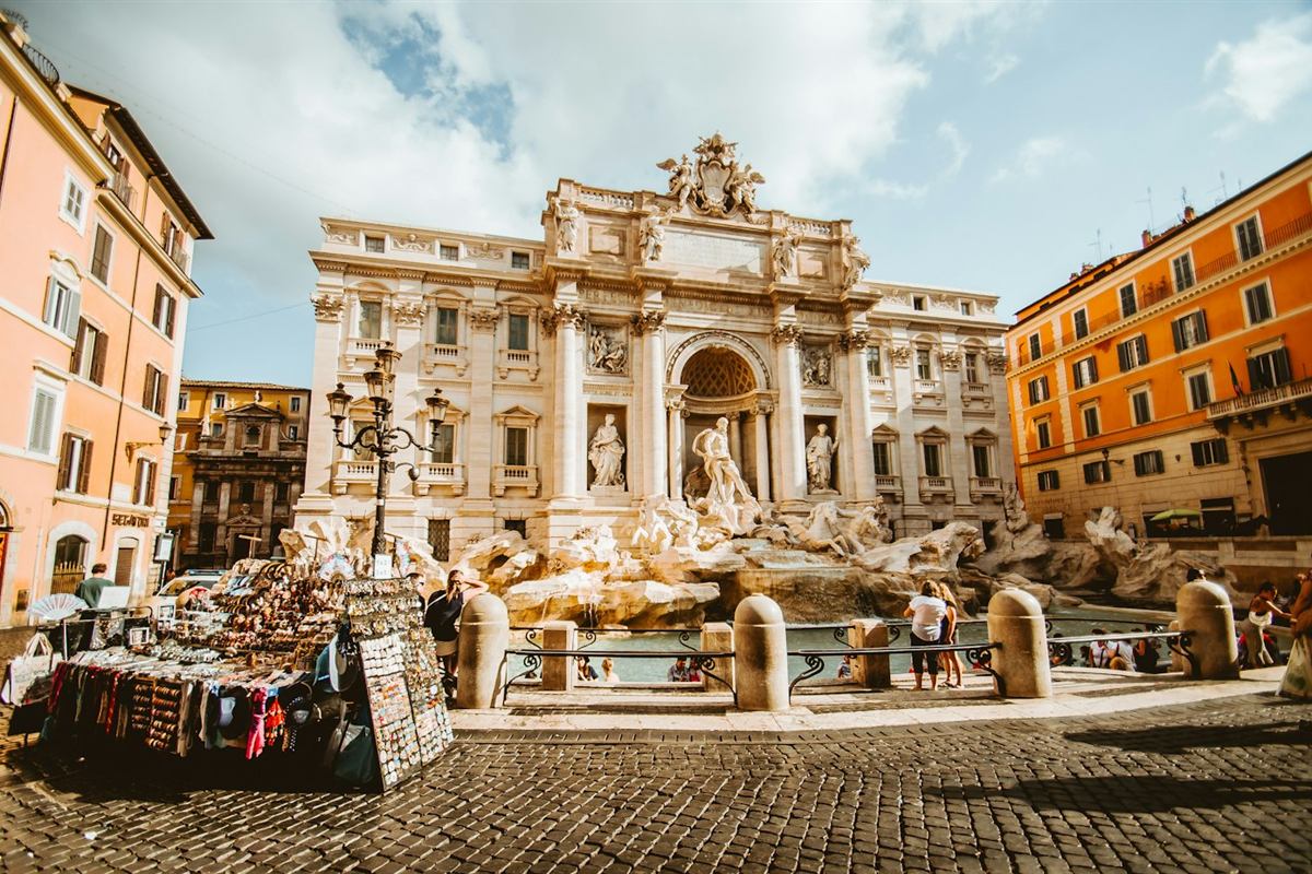 Fontana di Trevi en Roma