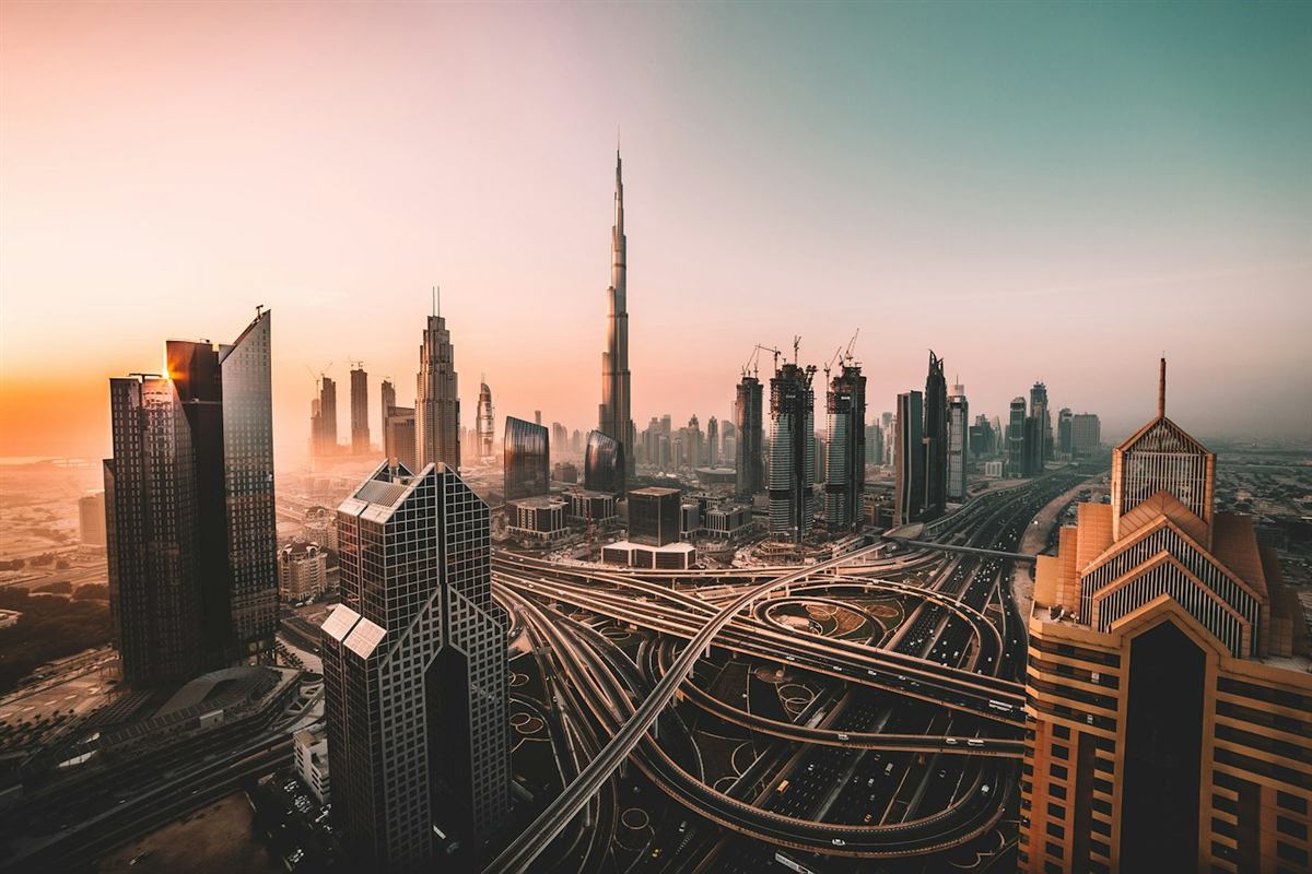 Burj Khalifa y el skyline de Dubái